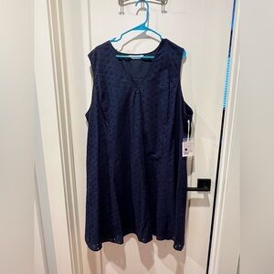 Kohl's Navy Eyelet Dress